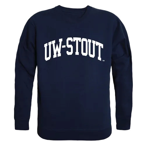 W Republic Arch Crewneck Sweatshirt Wisconsin Stout Blue Devils 546-413