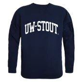 W Republic Arch Crewneck Sweatshirt Wisconsin Stout Blue Devils 546-413