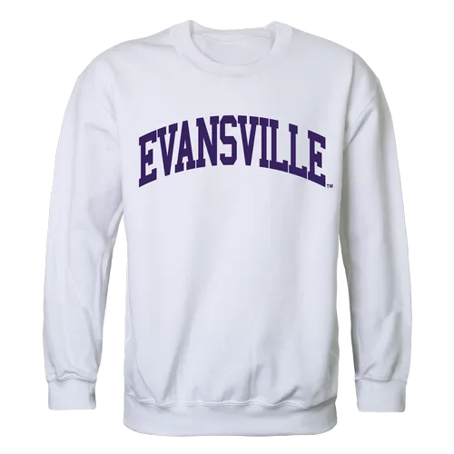 W Republic Arch Crewneck Sweatshirt University Of Evansville Purple Aces 546-424