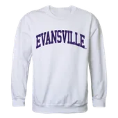 W Republic Arch Crewneck Sweatshirt University Of Evansville Purple Aces 546-424