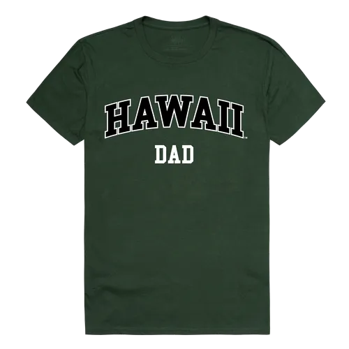 W Republic College Dad Tee Shirt Hawaii Warriors 548-122