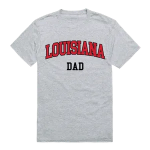 W Republic College Dad Tee Shirt Louisiana Lafayette Ragin Cajuns 548-189