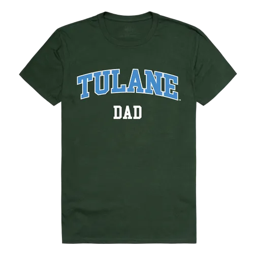W Republic College Dad Tee Shirt Tulane Green Wave 548-198