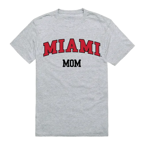 W Republic College Mom Tee Shirt Miami Of Ohio Redhawks 549-131