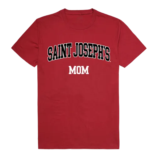 W Republic College Mom Tee Shirt Saint Joseph's University Hawks 549-232