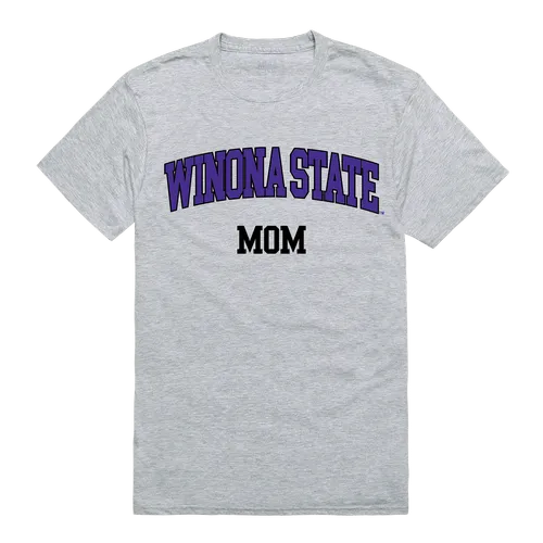 W Republic College Mom Tee Shirt Winona State Warriors 549-408