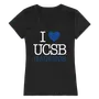 W Republic Women's I Love Shirt Uc Santa Barbara Gauchos 550-112