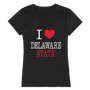 W Republic Women's I Love Shirt Delaware State University Hornets 550-120