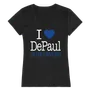 W Republic Women's I Love Shirt Depaul Blue Demons 550-121