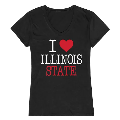 W Republic Women's I Love Shirt Illinois Fighting Illini 550-124