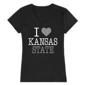 W Republic Women's I Love Shirt Kansas State Wildcats 550-127