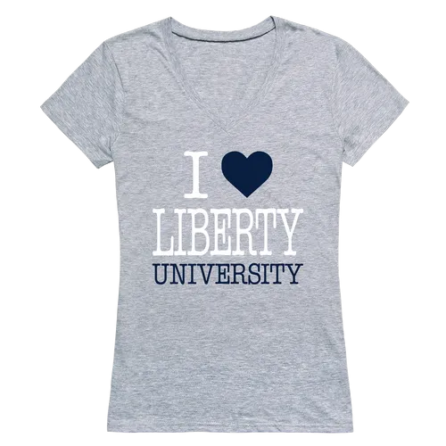 W Republic Women's I Love Shirt Liberty Flames 550-129