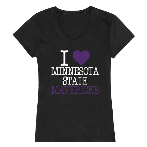 W Republic Women's I Love Shirt Minnesota State Mavericks 550-132