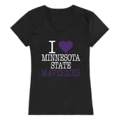 W Republic Women's I Love Shirt Minnesota State Mavericks 550-132