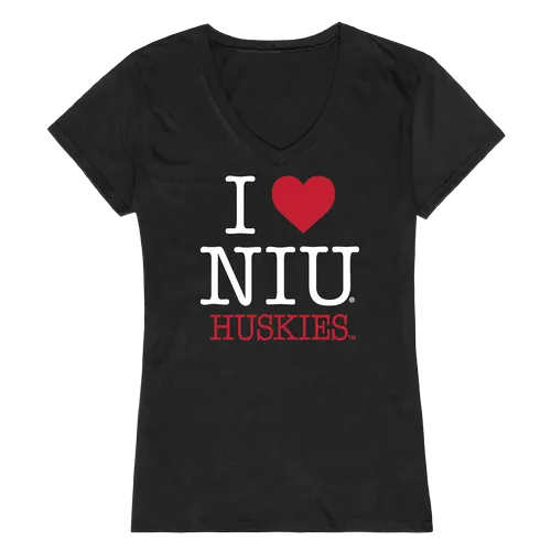 W Republic Women's I Love Shirt Northern Illinois Huskies 550-142