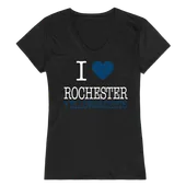 W Republic Women's I Love Shirt University Of Rochester Yellowjackets 550-146