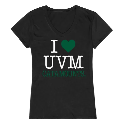 W Republic Women's I Love Shirt Vermont Catamounts 550-155