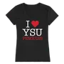 W Republic Women's I Love Shirt Youngstown State Penguins 550-159