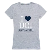 W Republic Women's I Love Shirt Uc Irvine Anteaters 550-162