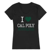 W Republic Women's I Love Shirt Cal State Poly Pomona Broncos 550-167