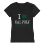 W Republic Women's I Love Shirt Cal State Poly Pomona Broncos 550-167