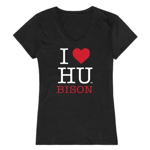 W Republic Women's I Love Shirt Howard Bison 550-171