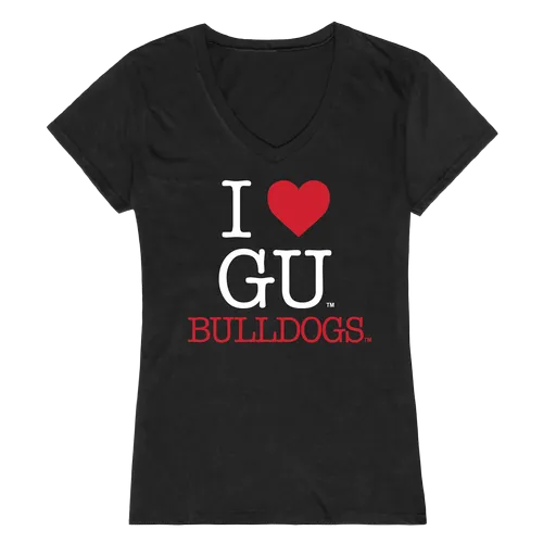 W Republic Women's I Love Shirt Gonzaga Bulldogs 550-187
