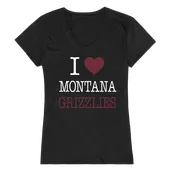 W Republic Women's I Love Shirt Montana Grizzlies 550-191