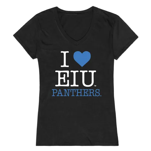 W Republic Women's I Love Shirt Eastern Illinois Panthers 550-216