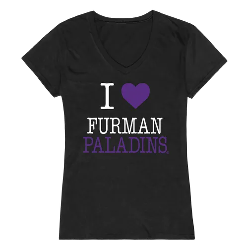 W Republic Women's I Love Shirt Furman University 550-220