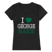 W Republic Women's I Love Shirt George Mason Patriots 550-221