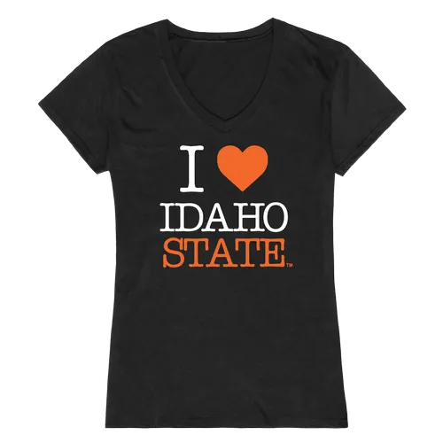 W Republic Women's I Love Shirt Idaho State Bengals 550-222