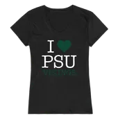 W Republic Women's I Love Shirt Portland State Vikings 550-229