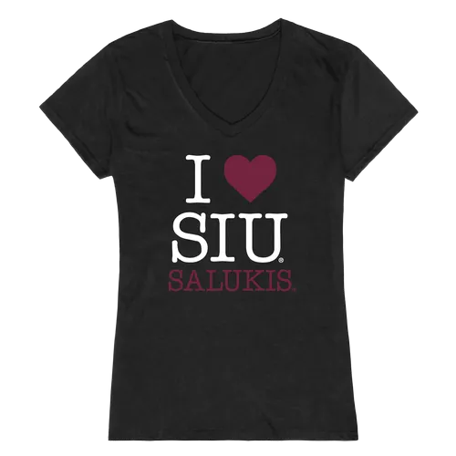 W Republic Women's I Love Shirt Southern Illinois Salukis 550-234