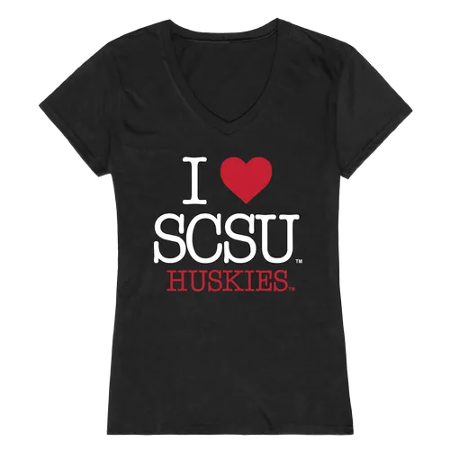 W Republic Women's I Love Shirt Saint Cloud State Huskies 550-237