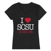 W Republic Women's I Love Shirt Saint Cloud State Huskies 550-237