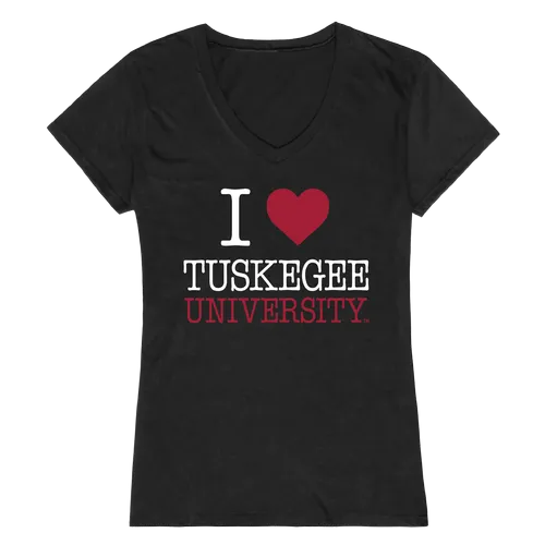 W Republic Women's I Love Shirt Tuskegee Golden Tigers 550-240