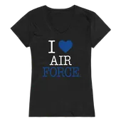 W Republic Women's I Love Shirt Air Force Falcons 550-242