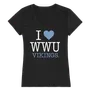 W Republic Women's I Love Shirt Western Washington Vikings 550-252