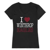 W Republic Women's I Love Shirt Winthrop Eagles 550-255