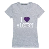 W Republic Women's I Love Shirt Alcorn State Bravehawks 550-261