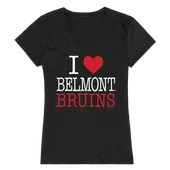 W Republic Women's I Love Shirt Belmont University Bruins 550-265