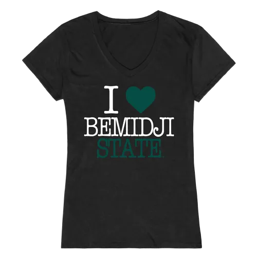 W Republic Women's I Love Shirt Bemidji State Beavers 550-266