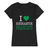 W Republic Women's I Love Shirt Binghamton University Bearcats 550-267