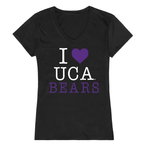 W Republic Women's I Love Shirt Central Arkansas Bears 550-278