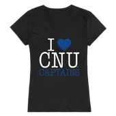 W Republic Women's I Love Shirt Christopher Newport Captains 550-279