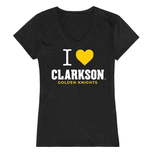 W Republic Women's I Love Shirt Clarkson Golden Knights 550-281