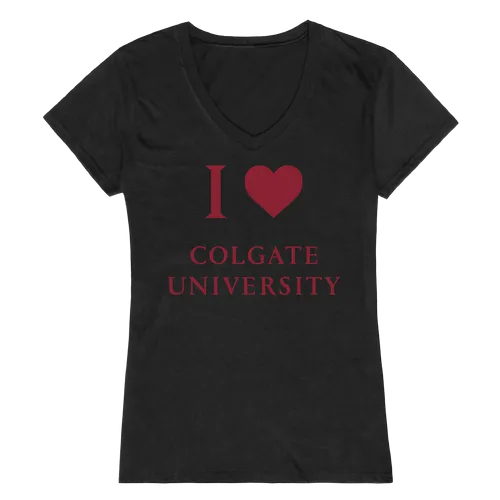 W Republic Women's I Love Shirt Colgate University Raiders 550-283