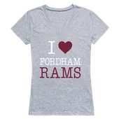 W Republic Women's I Love Shirt Fordham Rams 550-305