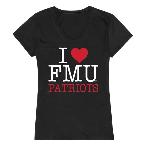 W Republic Women's I Love Shirt Francis Marion Patriots 550-306